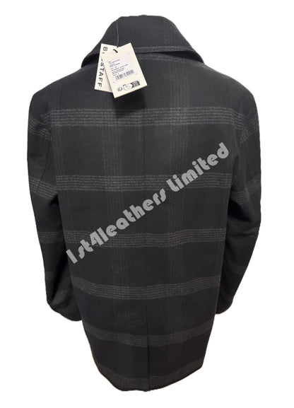 BELSTAFF MILFORD PEA COAT JACKET DARK CHARCOAL RRP £895 BNWT