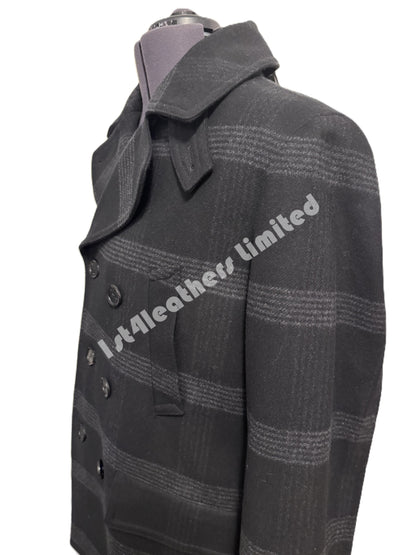 BELSTAFF MILFORD PEA COAT JACKET DARK CHARCOAL RRP £895 BNWT