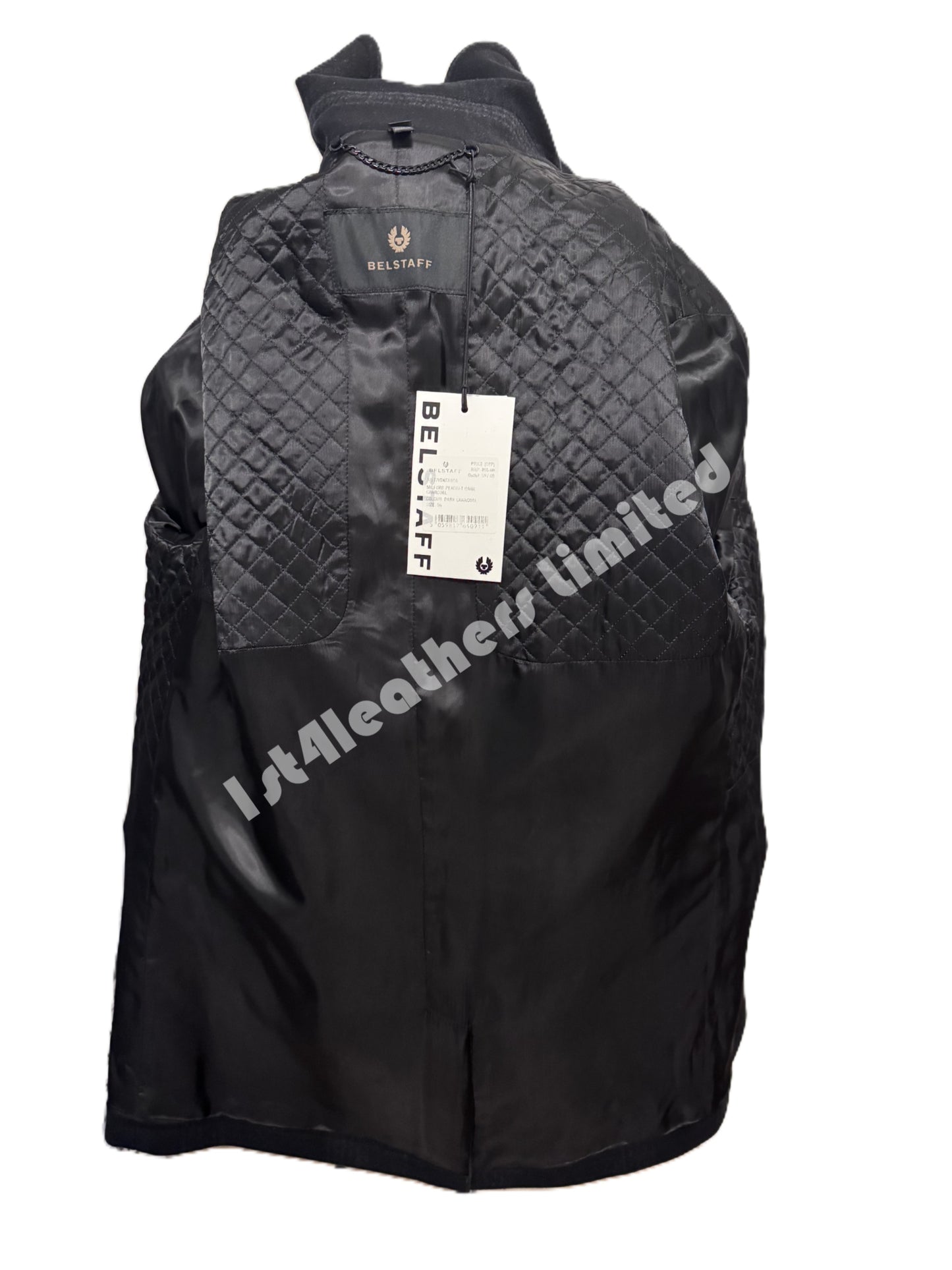 BELSTAFF MILFORD PEA COAT JACKET DARK CHARCOAL RRP £895 BNWT