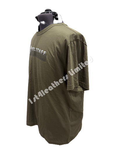 BELSTAFF RADIO PHOENIX COTTON T-SHIRT TRUE OLIVE GREEN RRP £69 BNWT
