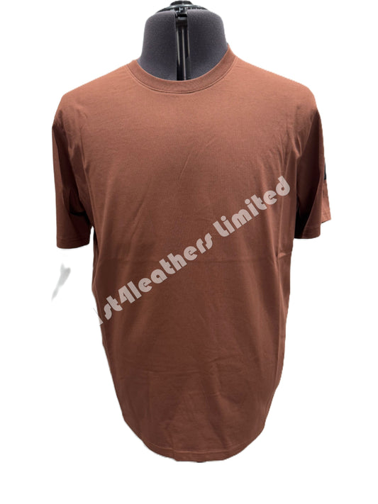 BELSTAFF THOM SLEEVE PHOENIX PATCH T-SHIRT DEEP COPPER RRP £60 BNWT