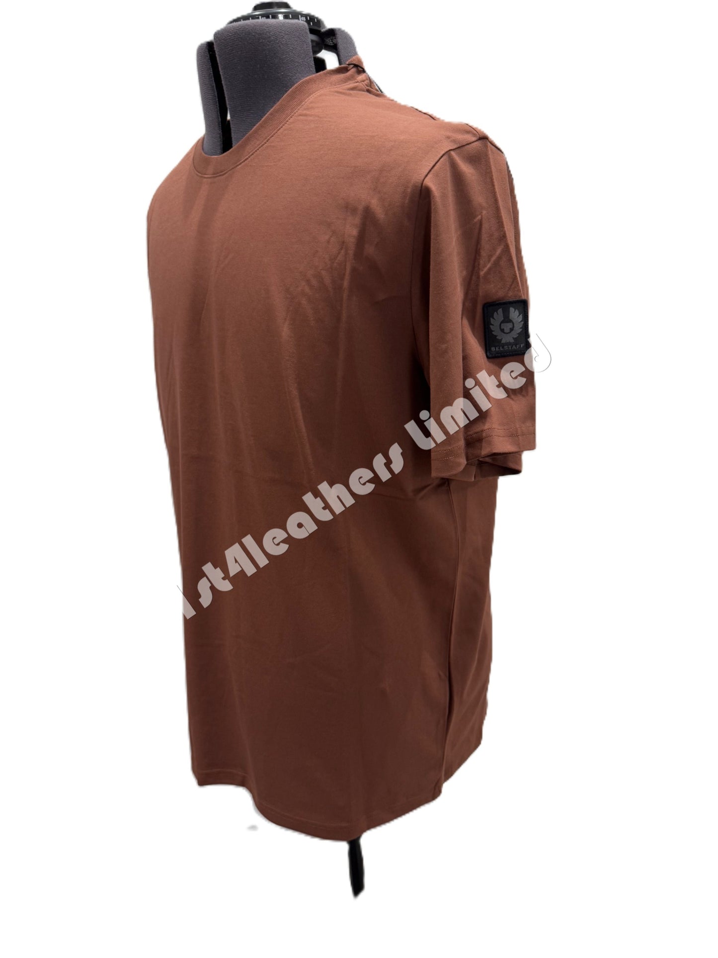 BELSTAFF THOM SLEEVE PHOENIX PATCH T-SHIRT DEEP COPPER RRP £60 BNWT