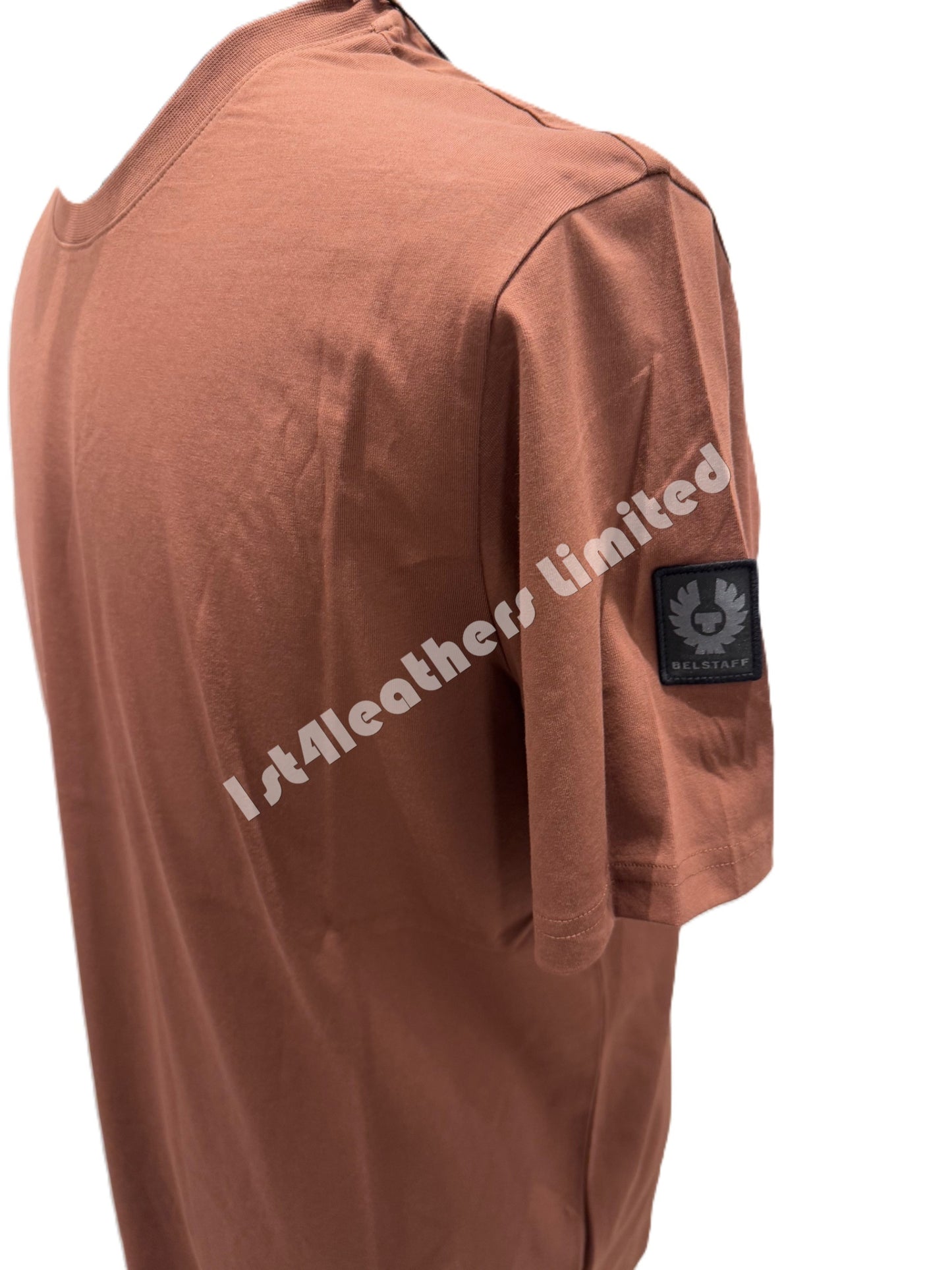 BELSTAFF THOM SLEEVE PHOENIX PATCH T-SHIRT DEEP COPPER RRP £60 BNWT