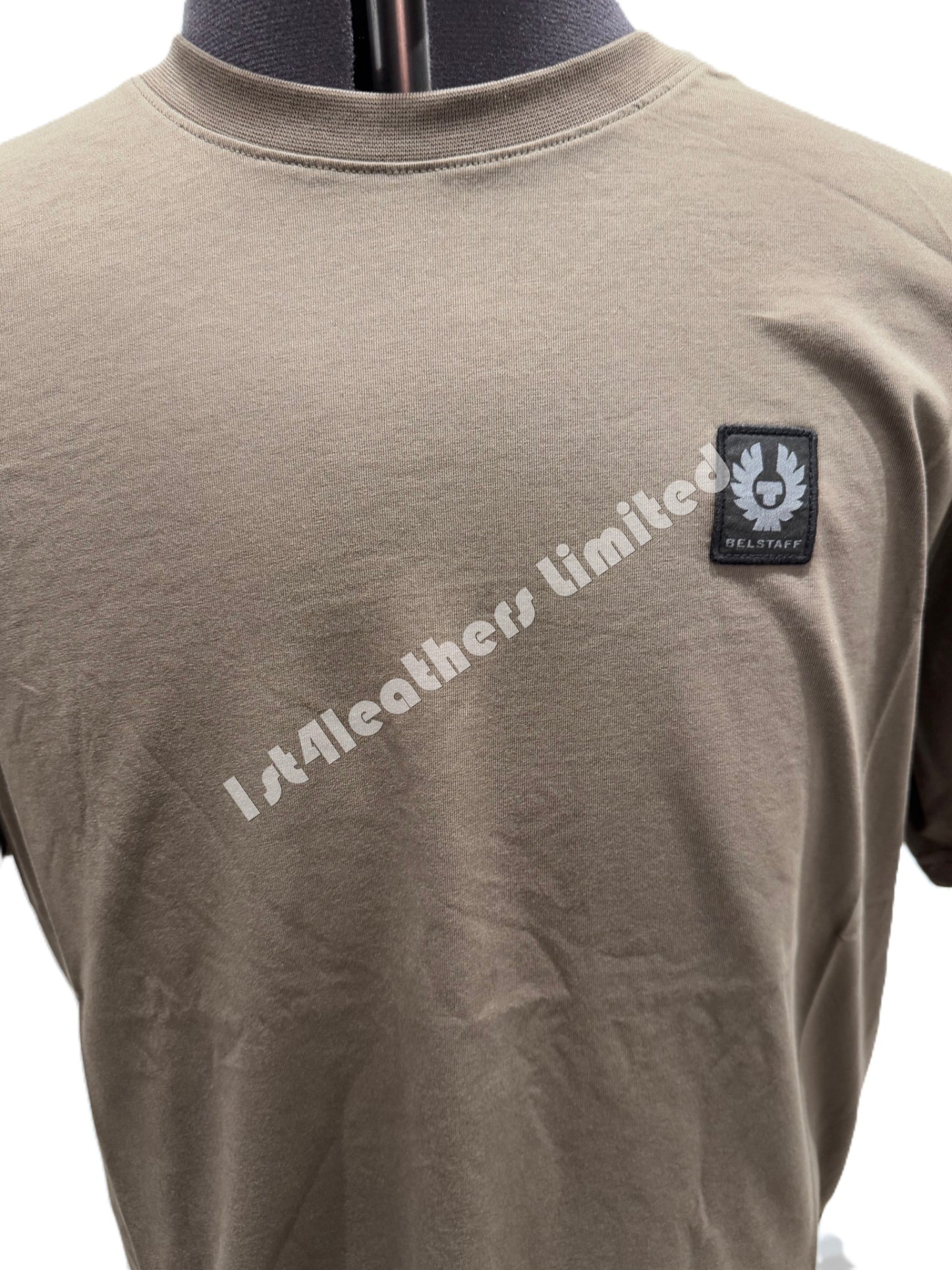BELSTAFF MONKFORD PHOENIX PATCH T-SHIRT CLAY BROWN RRP £60 BNWT