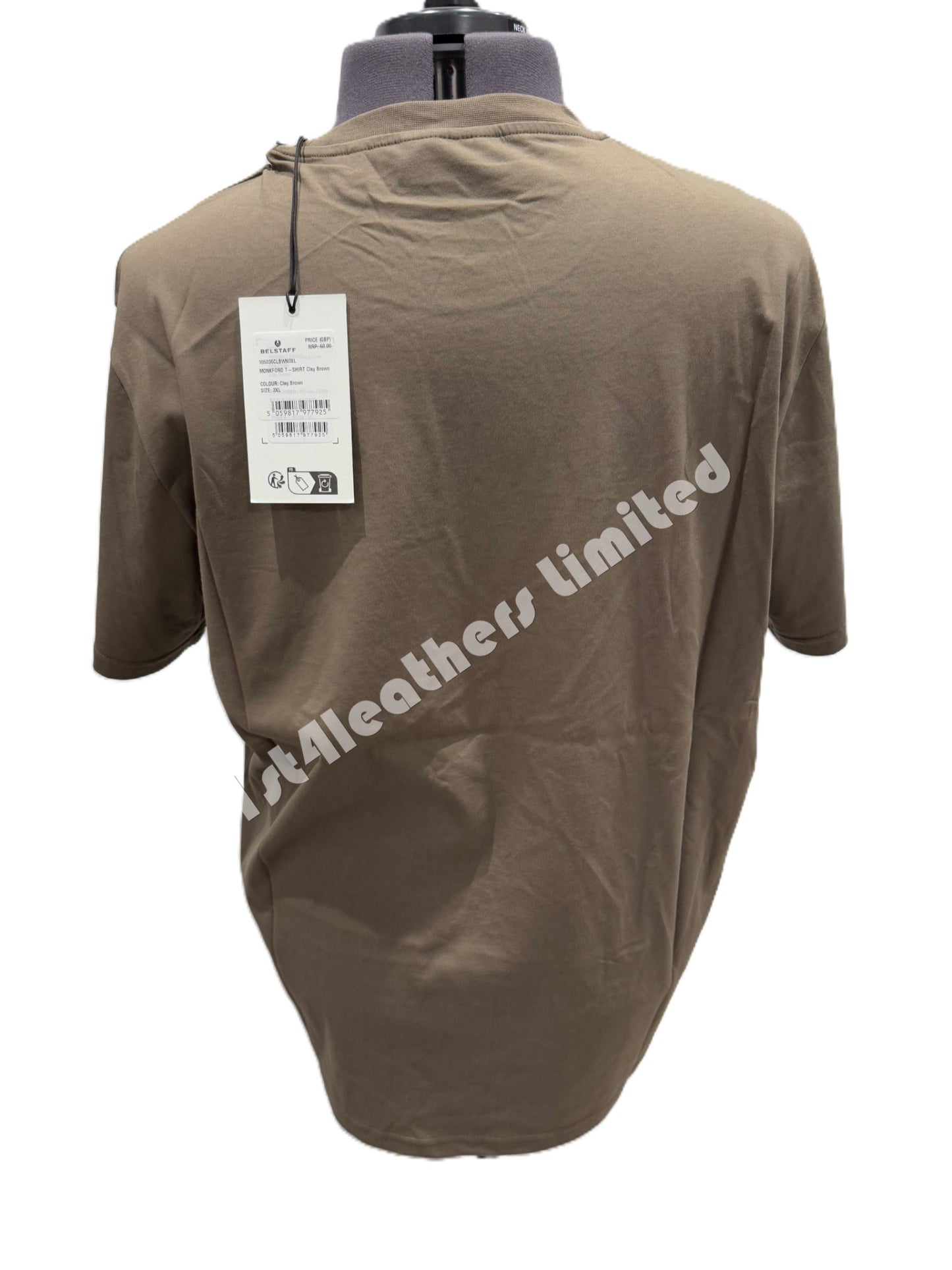 BELSTAFF MONKFORD PHOENIX PATCH T-SHIRT CLAY BROWN RRP £60 BNWT