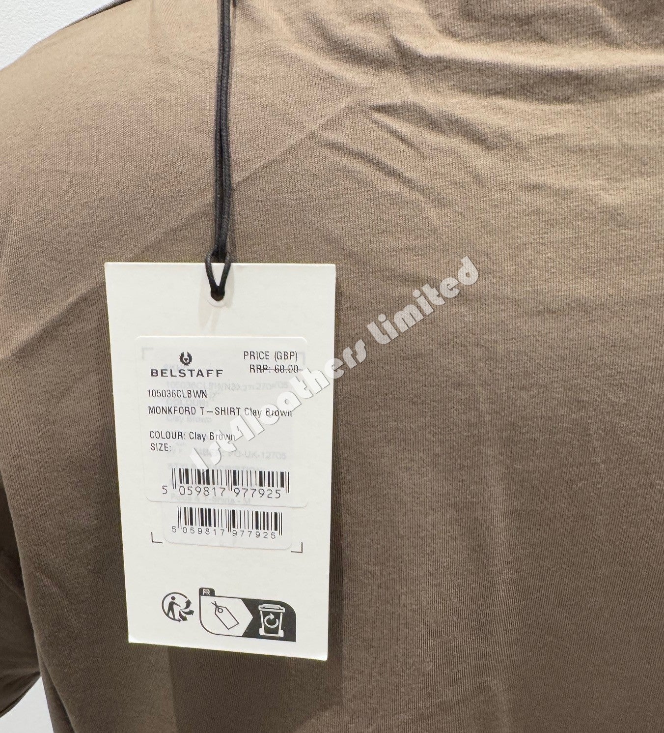 BELSTAFF MONKFORD PHOENIX PATCH T-SHIRT CLAY BROWN RRP £60 BNWT
