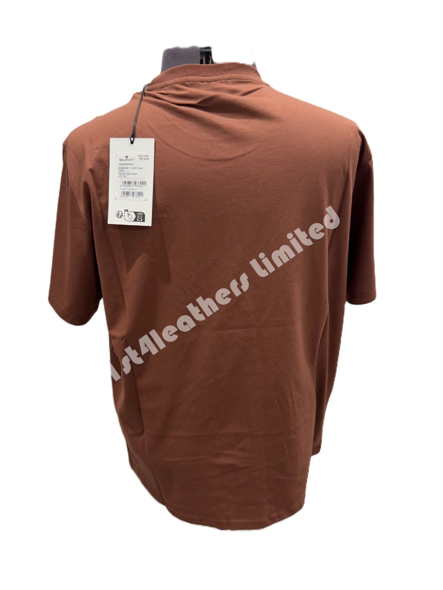BELSTAFF MONKFORD PHOENIX PATCH T-SHIRT DEEP COPPER RRP £60 BNWT