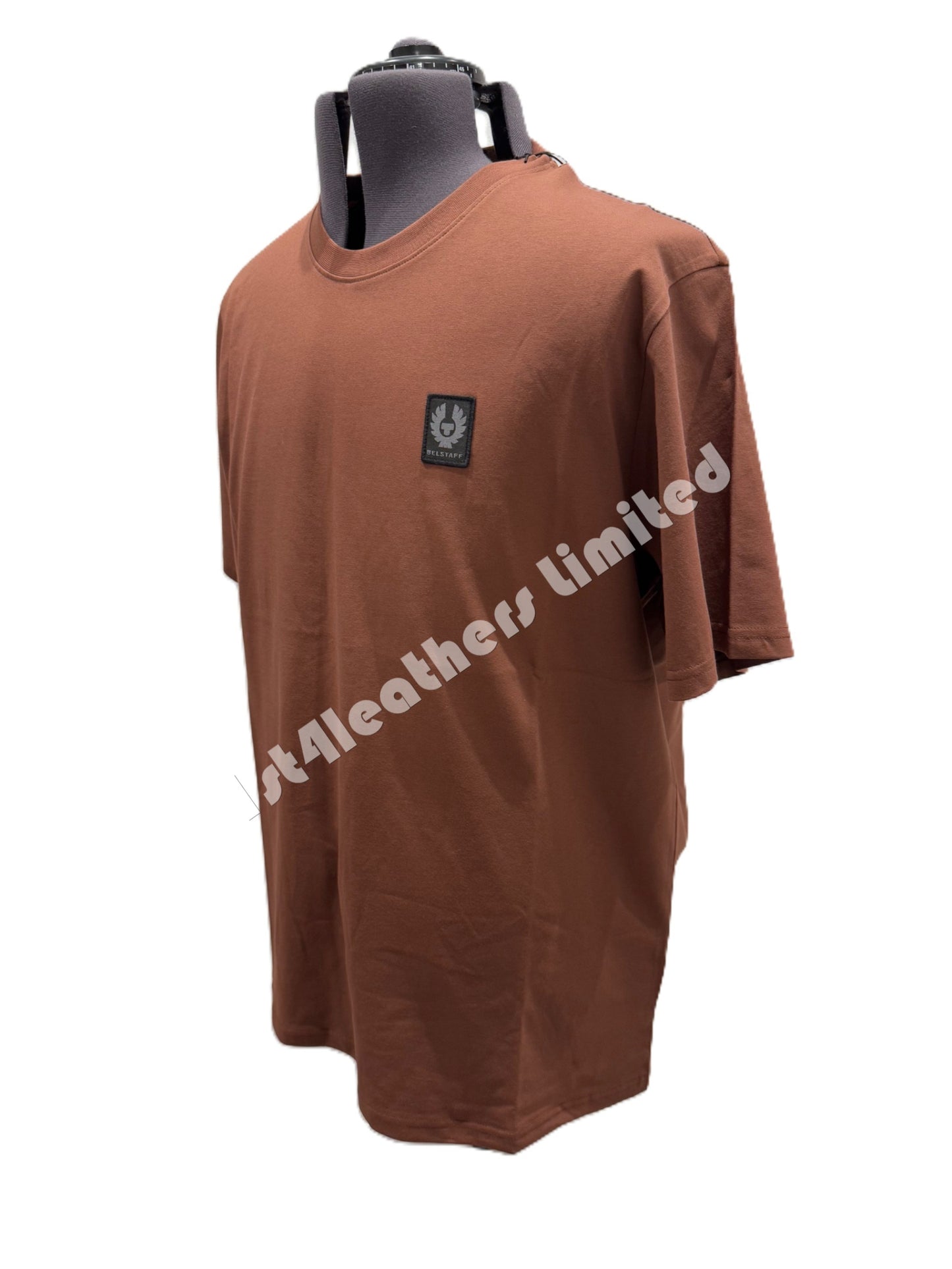 BELSTAFF MONKFORD PHOENIX PATCH T-SHIRT DEEP COPPER RRP £60 BNWT