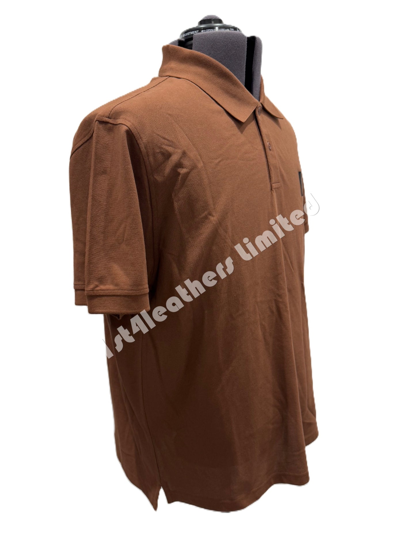 BELSTAFF STEWARTON PIQUE COTTON POLO SHIRT DEEP COPPER RRP £90 BNWT