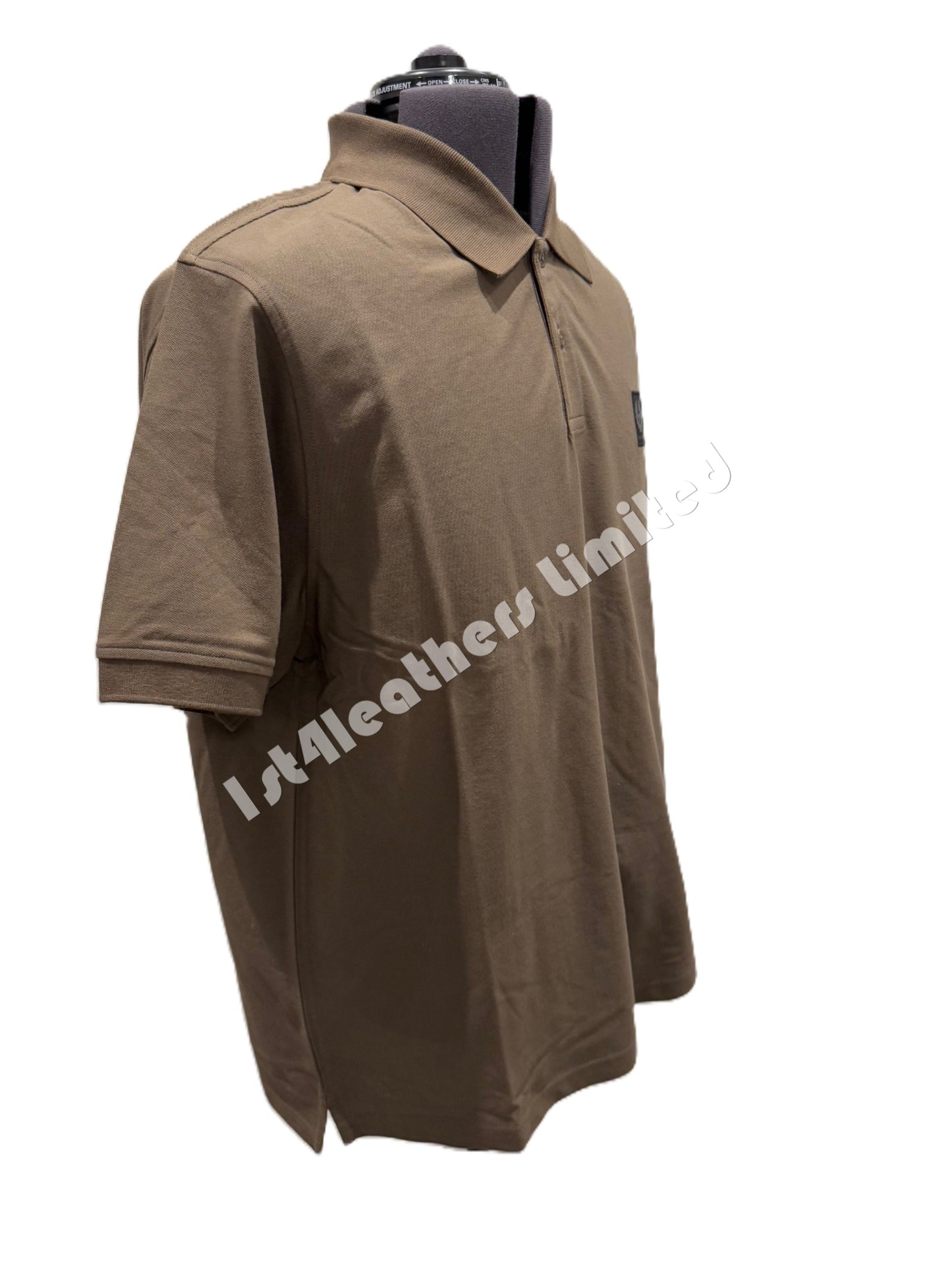 BELSTAFF STEWARTON PIQUE COTTON POLO SHIRT CLAY BROWN 3XL RRP £90 BNWT