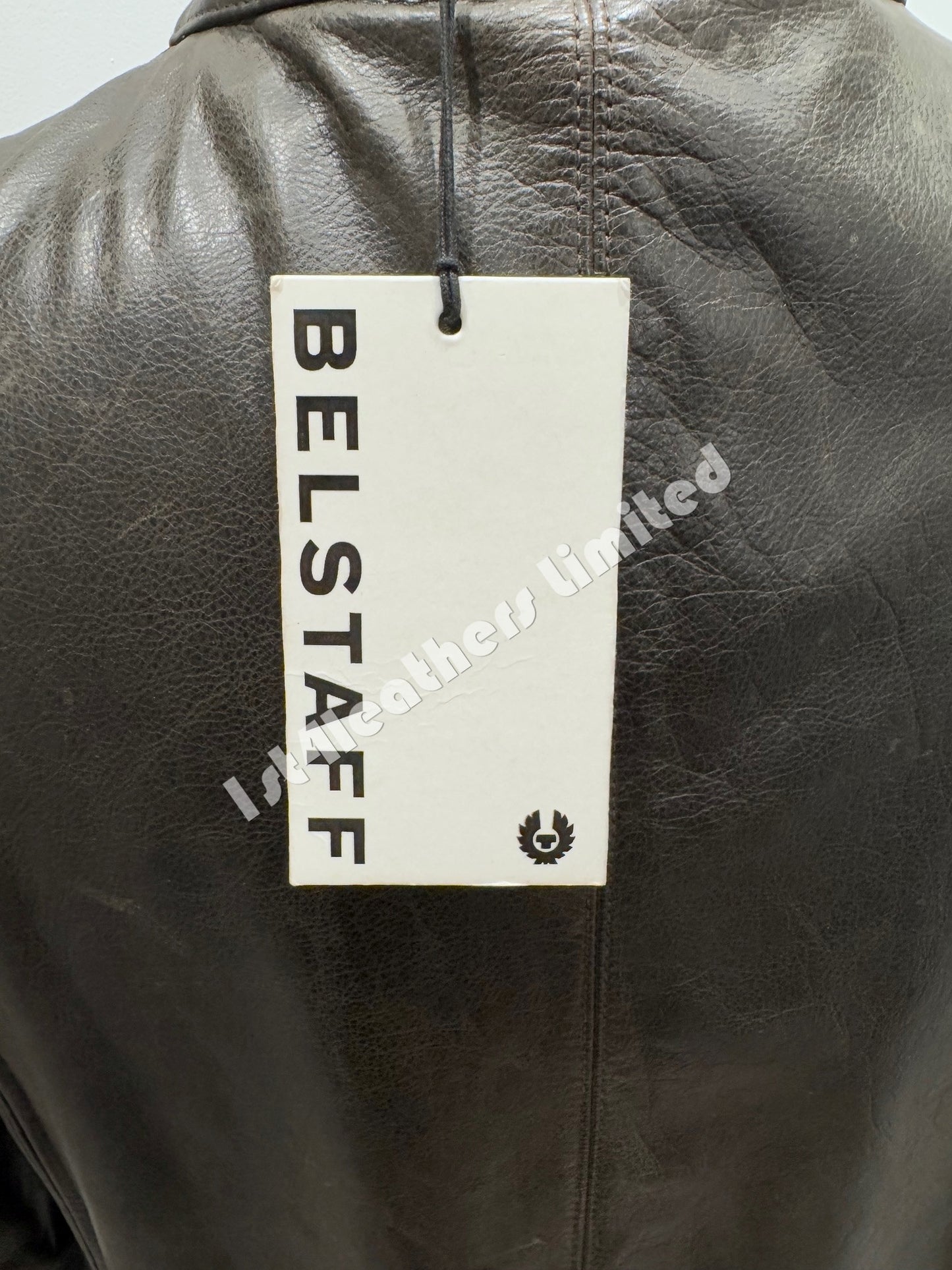 BELSTAFF LEGACY PEARSON LEATHER BIKER JACKET DARK TILE GREEN UK48 4XL RRP £1250