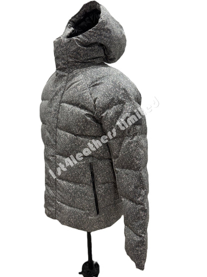 BELSTAFF APEX 750 FILL DOWN HOODED PUFFA JACKET GREEN MULTI COLOUR RRP £595 BNWT