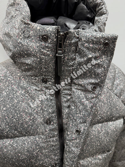 BELSTAFF APEX 750 FILL DOWN HOODED PUFFA JACKET GREEN MULTI COLOUR RRP £595 BNWT