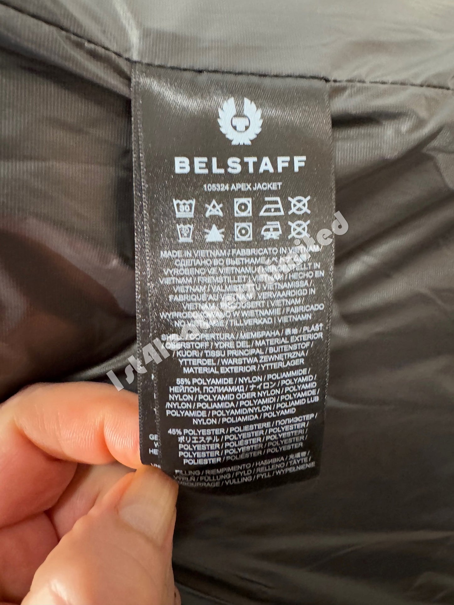 BELSTAFF APEX 750 FILL DOWN HOODED PUFFA JACKET GREEN MULTI COLOUR RRP £595 BNWT