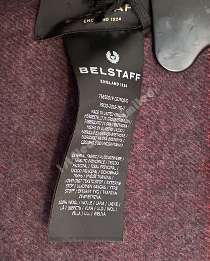 BELSTAFF 1924 REVERSIBLE RED WOOL SCARF RRP £160 BNWT