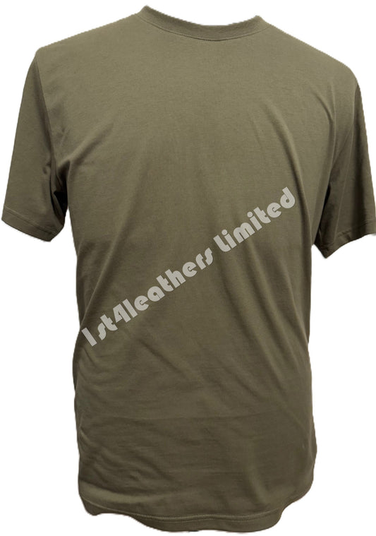 BELSTAFF THOM SLEEVE PHOENIX PATCH T-SHIRT TRUE OLIVE RRP £60 BNWT
