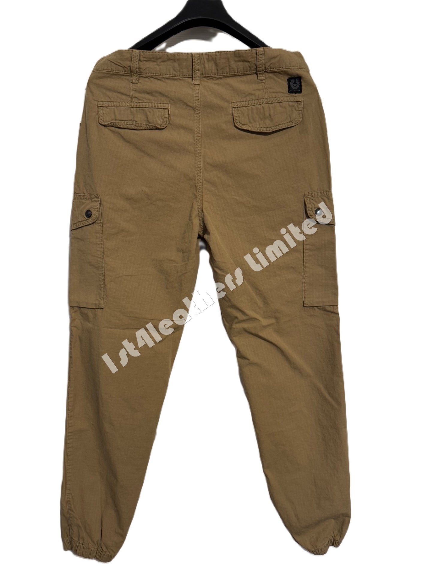 BELSTAFF COMMAND RIPSTOP COTTON CARGO TROUSERS BRITISH KHAKI 33 REG RRP £390 NEW