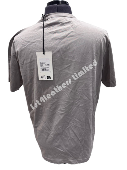 BELSTAFF SIGNATURE PHOENIX LOGO COTTON T-SHIRT ASH GREY XL RRP £60 BNWT