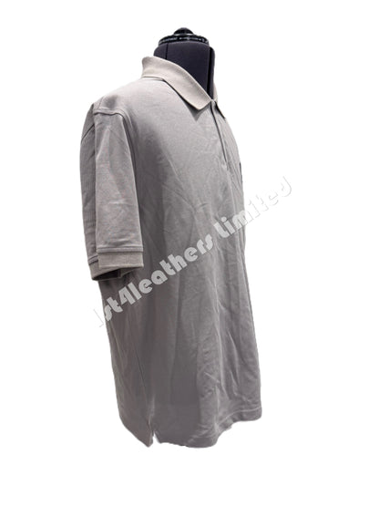 BELSTAFF STEWARTON PIQUE COTTON POLO SHIRT ASH GREY 2XL RRP £90 BNWT
