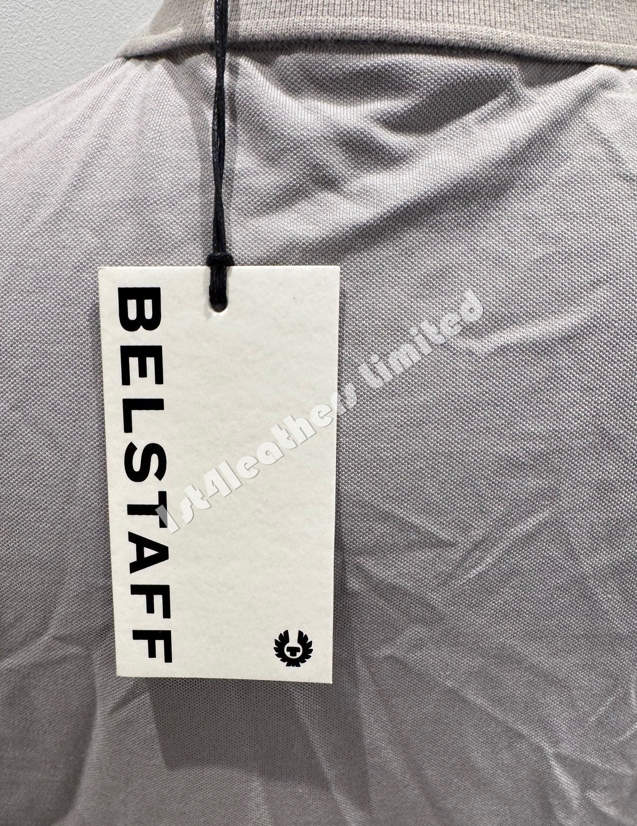 BELSTAFF STEWARTON PIQUE COTTON POLO SHIRT ASH GREY 2XL RRP £90 BNWT