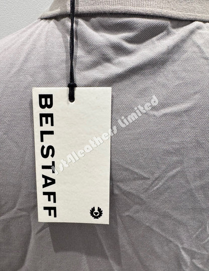 BELSTAFF STEWARTON PIQUE COTTON POLO SHIRT ASH GREY 2XL RRP £90 BNWT