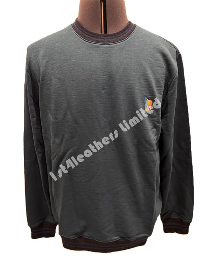 PAUL SMITH PS ZEBRA LOGO CREW NECK SWEATSHIRT DARK BLUE 2XL RRP £135 BNWT
