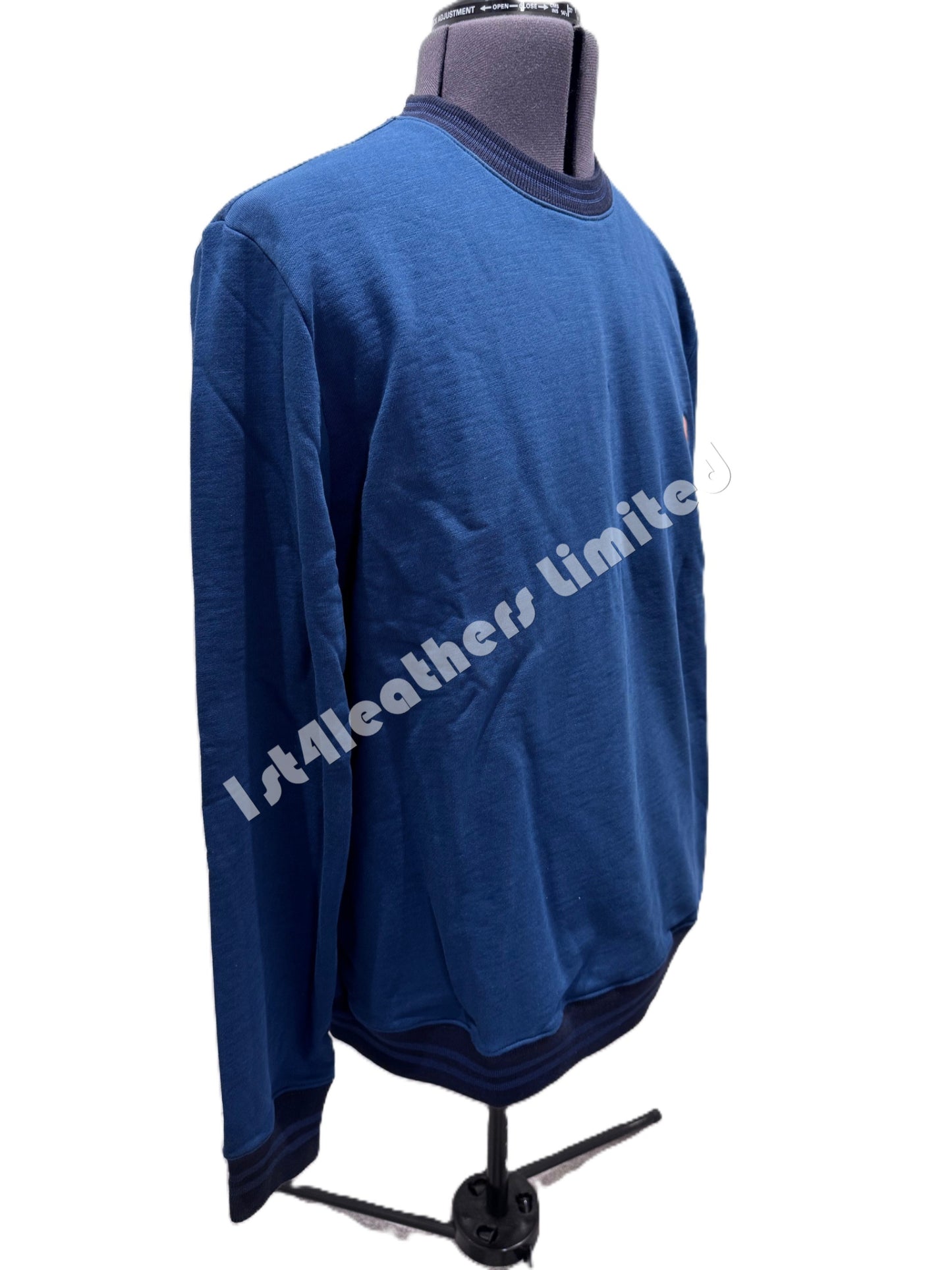 PAUL SMITH PS ZEBRA LOGO CREW NECK SWEATSHIRT DARK BLUE 2XL RRP £135 BNWT