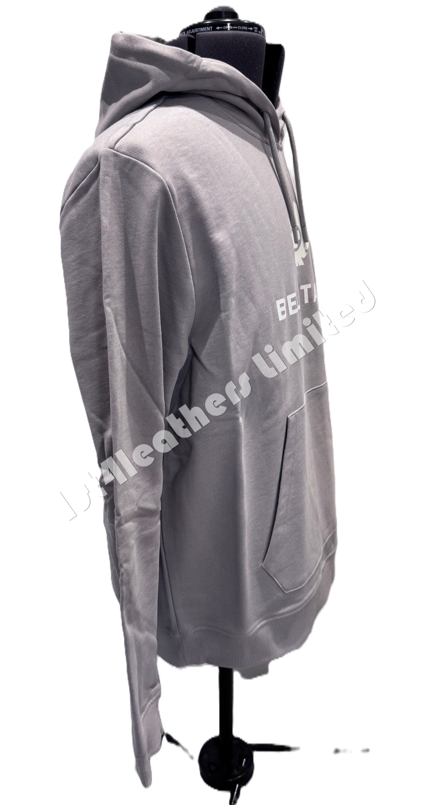 BELSTAFF NORTHVIEW COTTON FLEECE HOODIE SWEATSHIRT ASH GREY 3XL RRP £150 BNWT