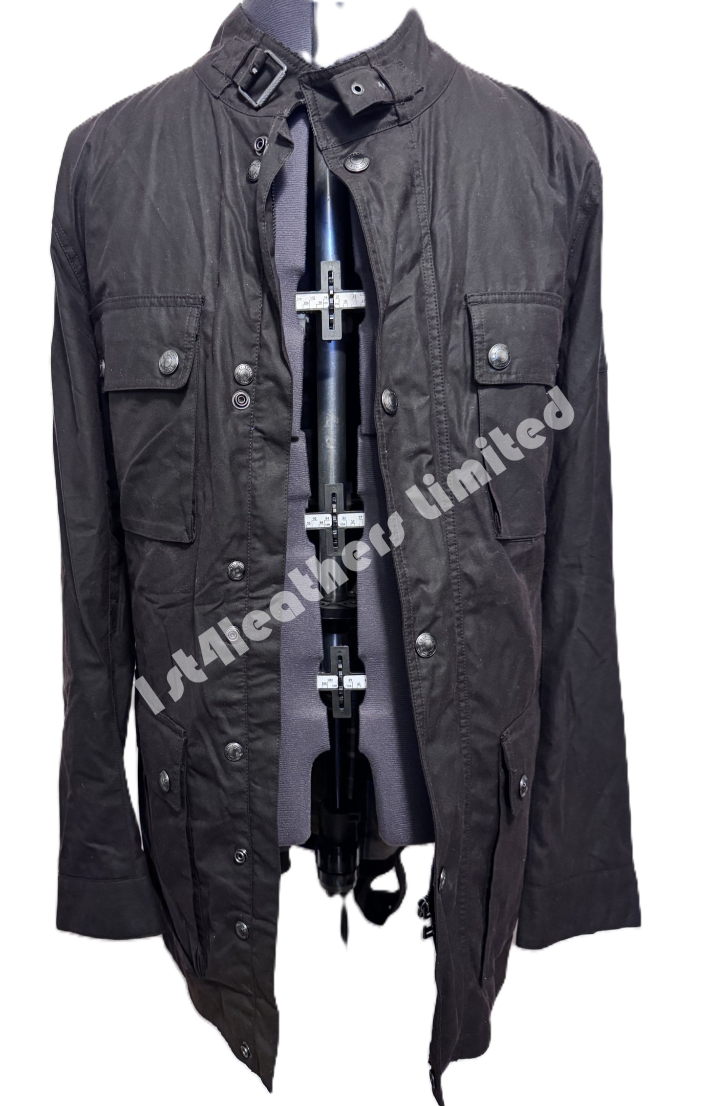 BELSTAFF ROADWAYS 4OZ WAX COTTON BIKER JACKET DARK BROWN RRP £495 BNWT