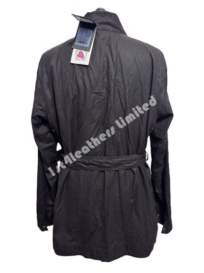 BELSTAFF ROADWAYS 4OZ WAX COTTON BIKER JACKET DARK BROWN RRP £495 BNWT