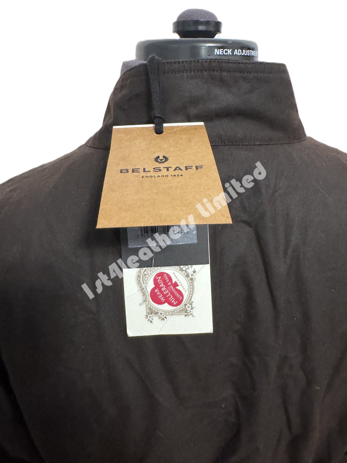 BELSTAFF ROADWAYS 4OZ WAX COTTON BIKER JACKET DARK BROWN RRP £495 BNWT