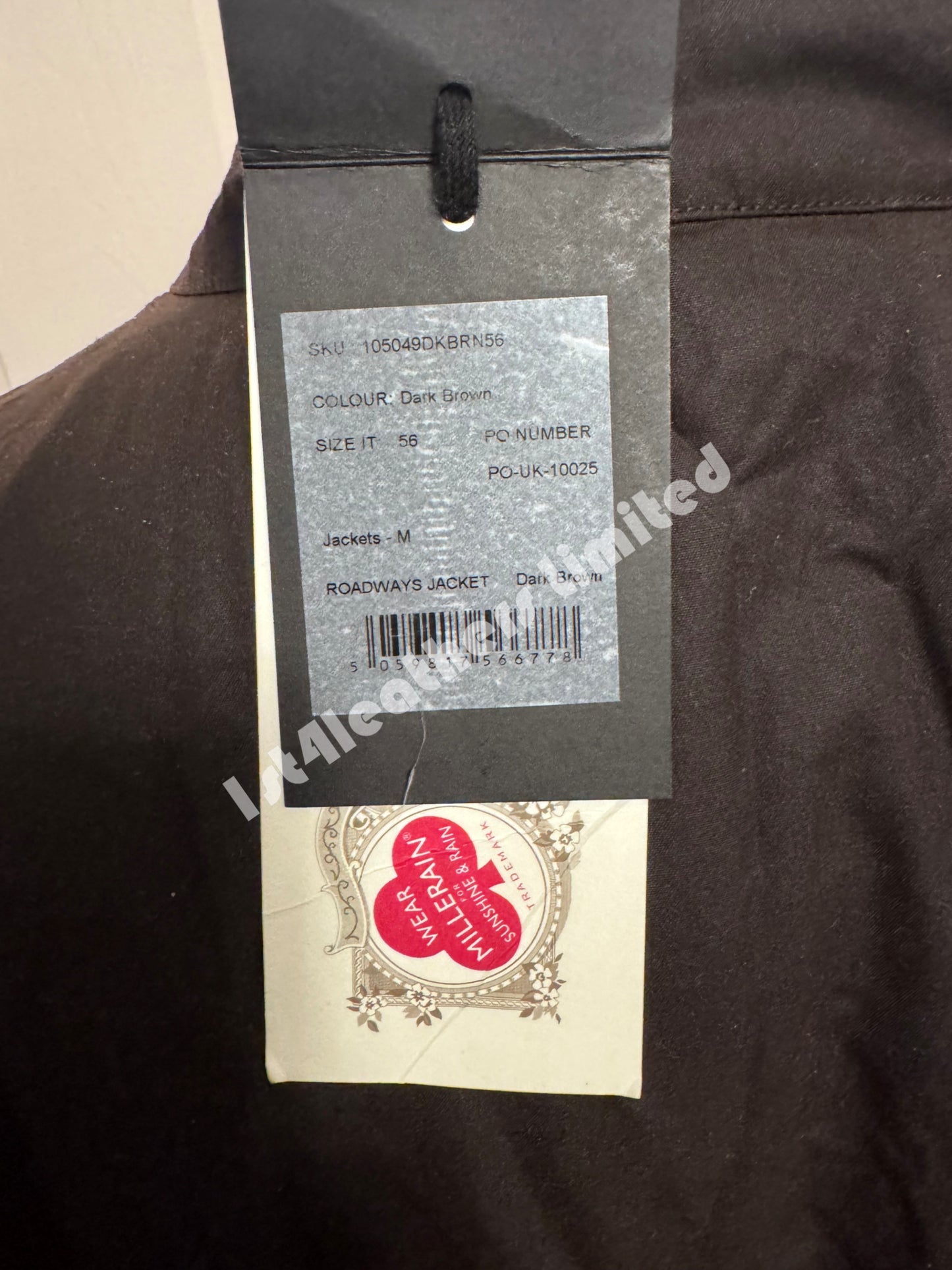 BELSTAFF ROADWAYS 4OZ WAX COTTON BIKER JACKET DARK BROWN RRP £495 BNWT