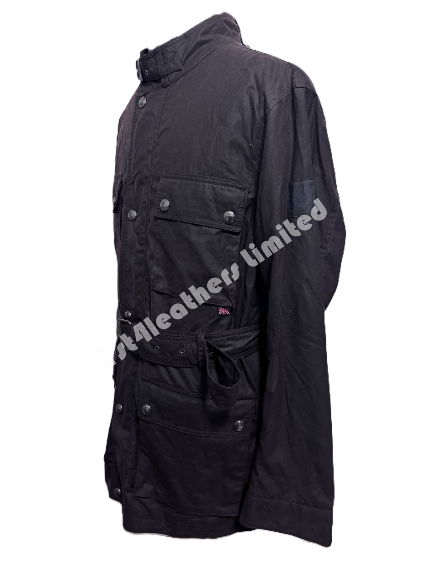 BELSTAFF ROADWAYS 4OZ WAX COTTON BIKER JACKET DARK BROWN RRP £495 BNWT