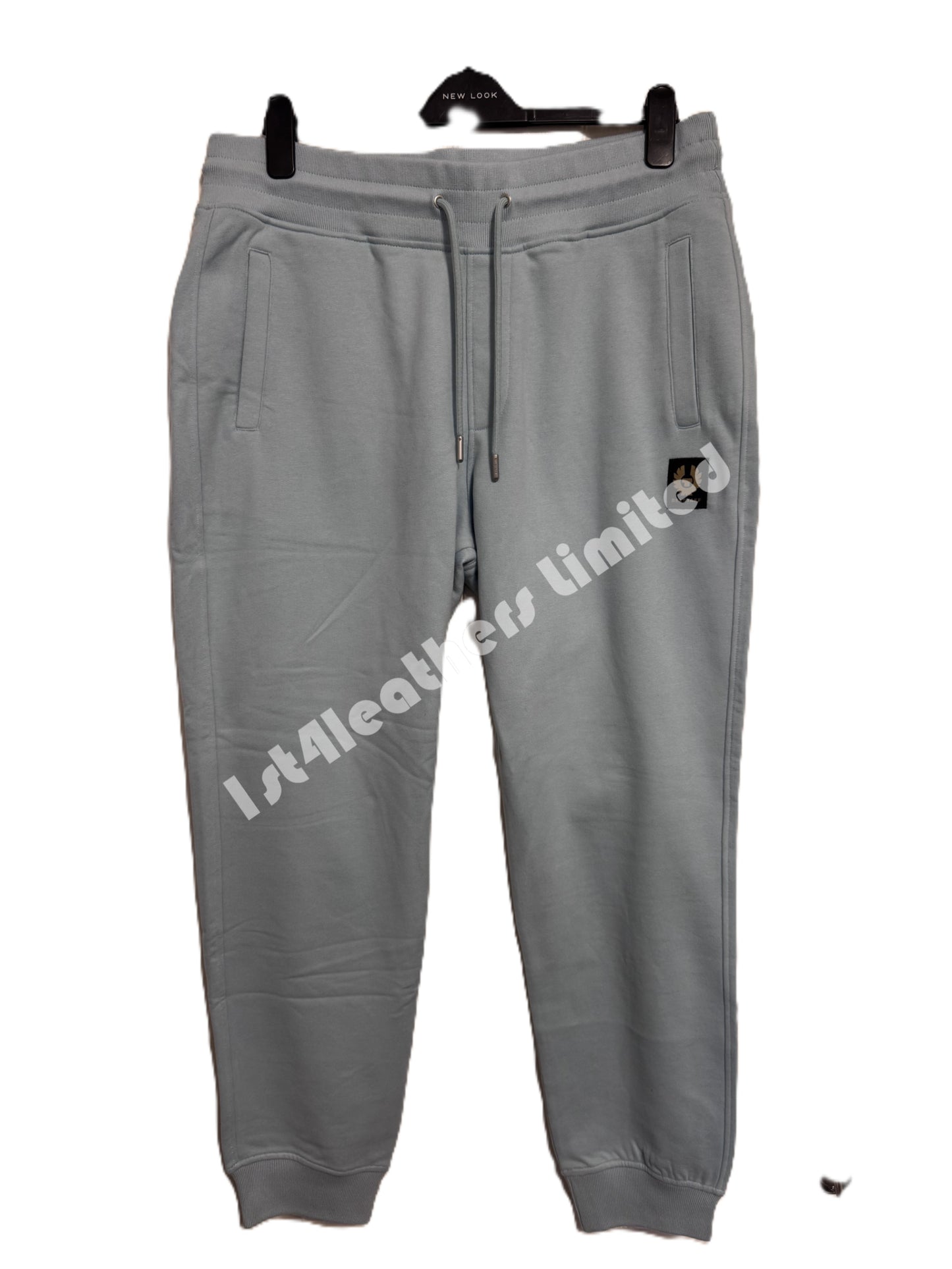 BELSTAFF COTTON FLEECE JOGGERS SWEATPANTS SKYLINE BLUE 2XL RRP £135 BNWT