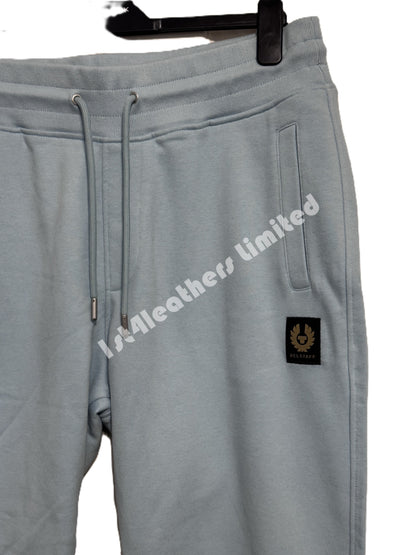 BELSTAFF COTTON FLEECE JOGGERS SWEATPANTS SKYLINE BLUE 2XL RRP £135 BNWT