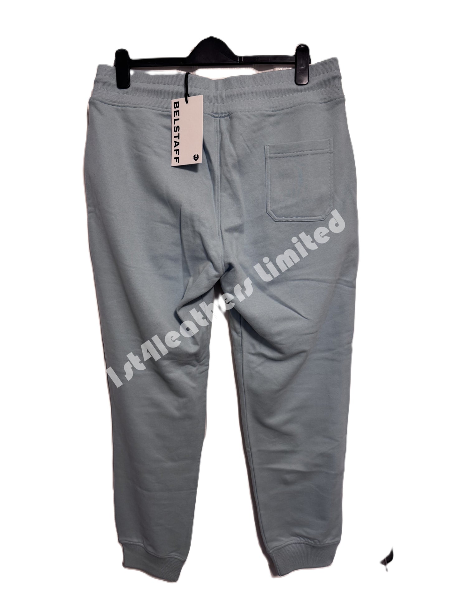 BELSTAFF COTTON FLEECE JOGGERS SWEATPANTS SKYLINE BLUE 2XL RRP £135 BNWT