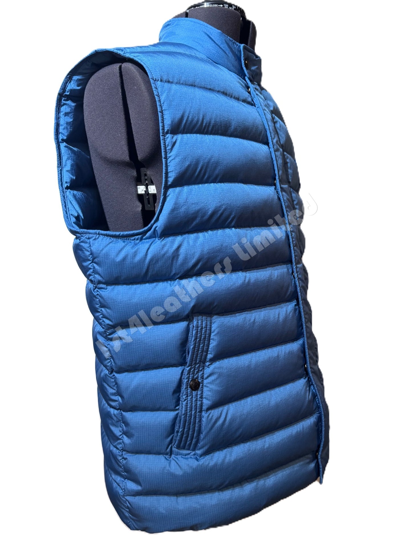 BELSTAFF INSULATOR DOWN PUFFA GILET VEST OCEAN BLUE RRP £225 BNWT