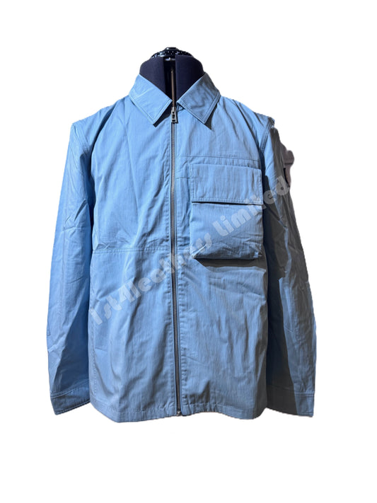 BELSTAFF RUNNER COTTON TECH GABARDINE OVERSHIRT SKYLINE BLUE 3XL RRP £250 BNWT