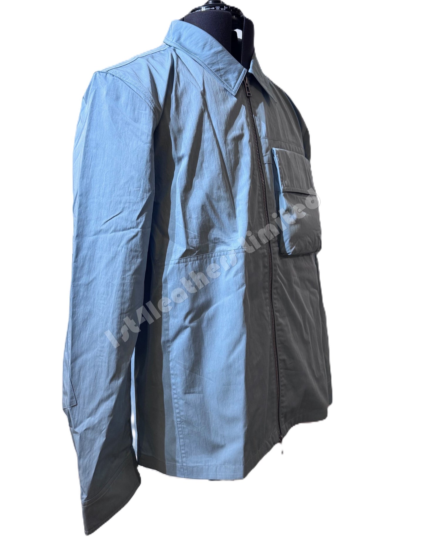 BELSTAFF RUNNER COTTON TECH GABARDINE OVERSHIRT SKYLINE BLUE 3XL RRP £250 BNWT