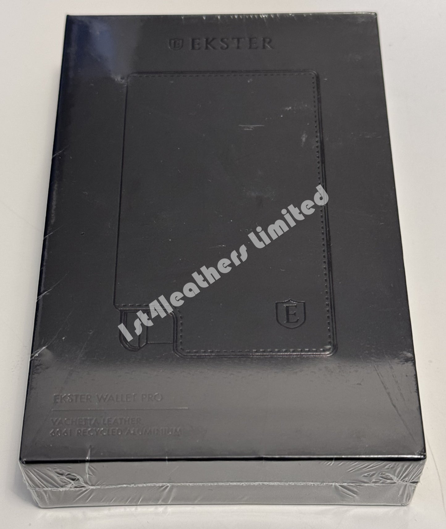 EKSTER RFID BLOCKING LEATHER WALLET PRO NAVY BLUE RRP £109 BNIB