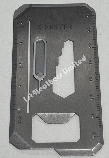 EKSTER ALUMINIUM TOOL CARD FOR WALLET & WALLET PRO SPACE GREY RRP £49 BRAND NEW