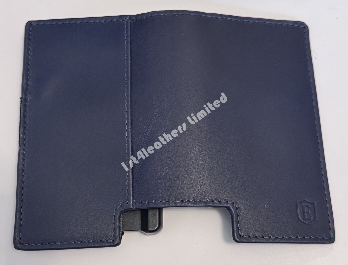 EKSTER RFID BLOCKING LEATHER WALLET PRO NAVY BLUE RRP £109 BNIB