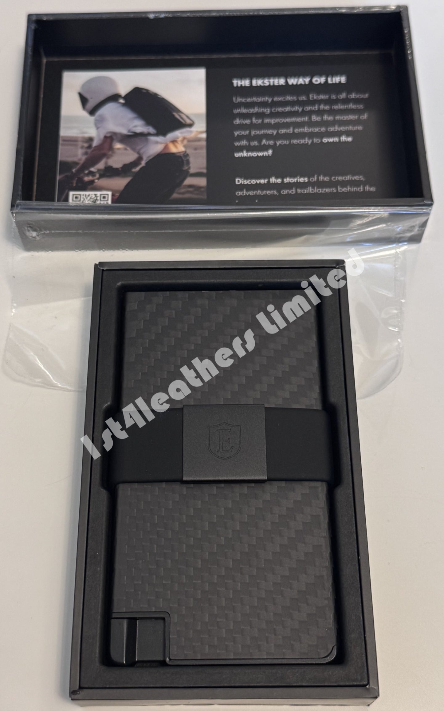 EKSTER CARDHOLDER PRO RFID BLOCKING CARBON FIBRE/ALUMINIUM WALLET RRP £115 BNIB