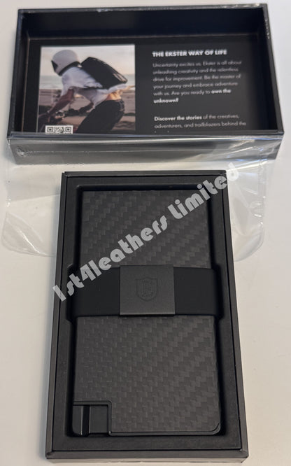 EKSTER CARDHOLDER PRO RFID BLOCKING CARBON FIBRE/ALUMINIUM WALLET RRP £115 BNIB