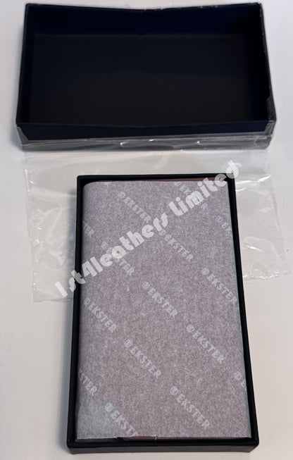 EKSTER RFID BLOCKING LEATHER PARLIAMENT WALLET CARAMEL BROWN RRP £79 BNIB