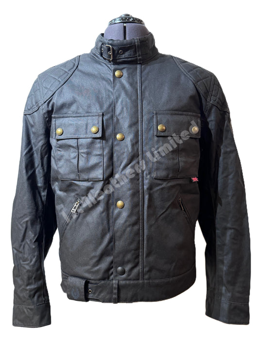 BELSTAFF BROOKLANDS 2.0 MOTORBIKE JACKET D30 BLACK RRP £550 BNWT