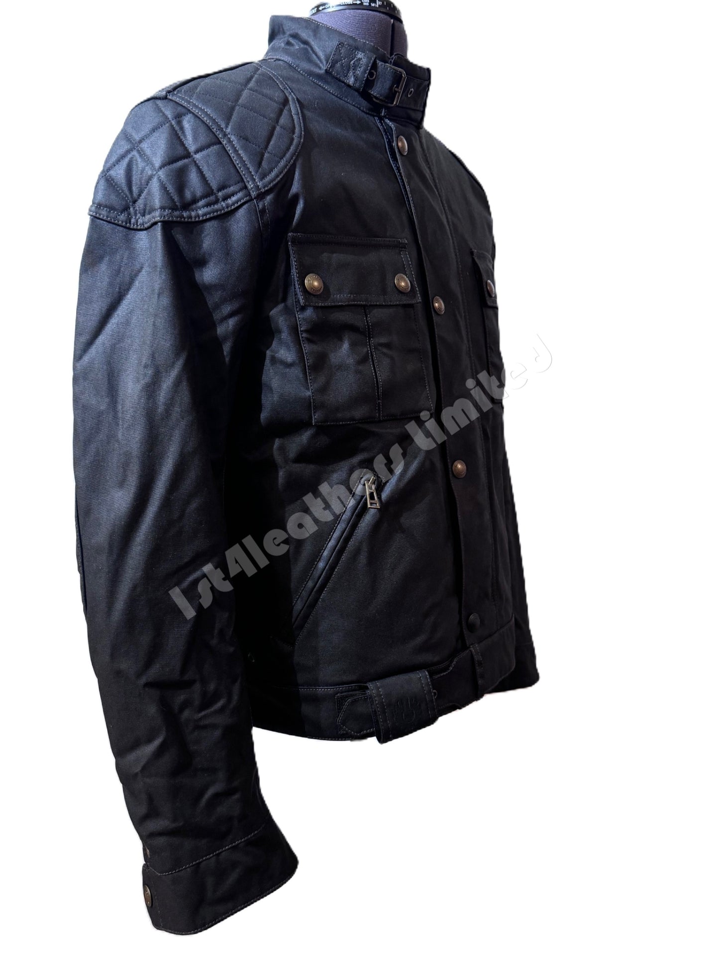 BELSTAFF BROOKLANDS 2.0 MOTORBIKE JACKET D30 BLACK RRP £550 BNWT