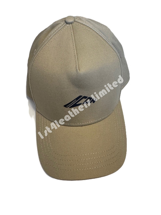 DSQUARED 2 CLASSIC COTTON ICON LOGO BASEBALL CAP BEIGE RRP £125 NWOT