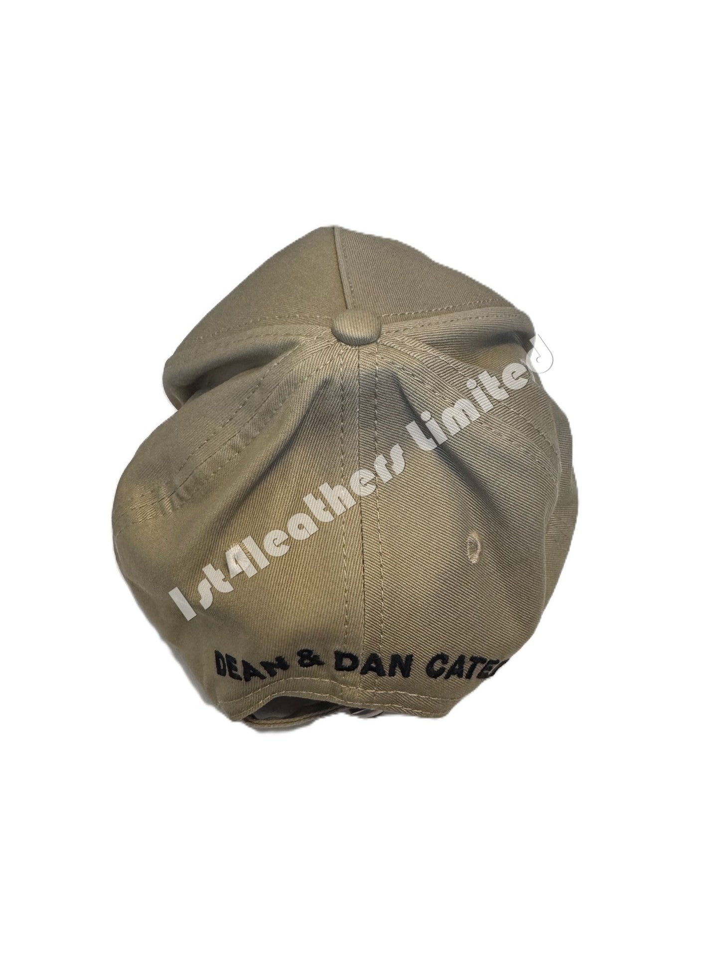 DSQUARED 2 CLASSIC COTTON ICON LOGO BASEBALL CAP BEIGE RRP £125 NWOT