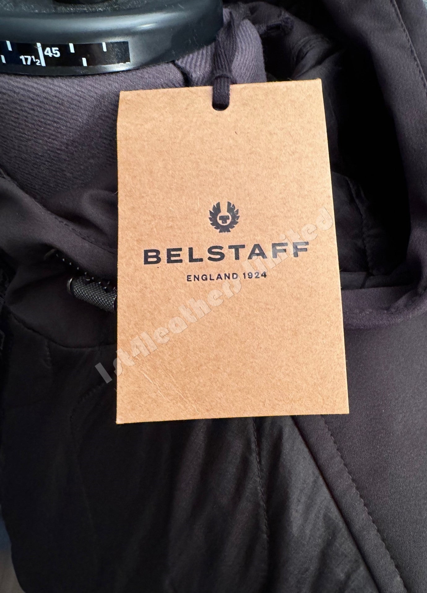 BELSTAFF LIMITER MIXED MEDIA HOODED BOMBER JACKET BLACK RRP £325 BNWT